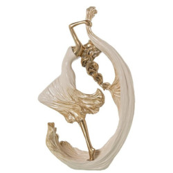 Figura bailarina dorado