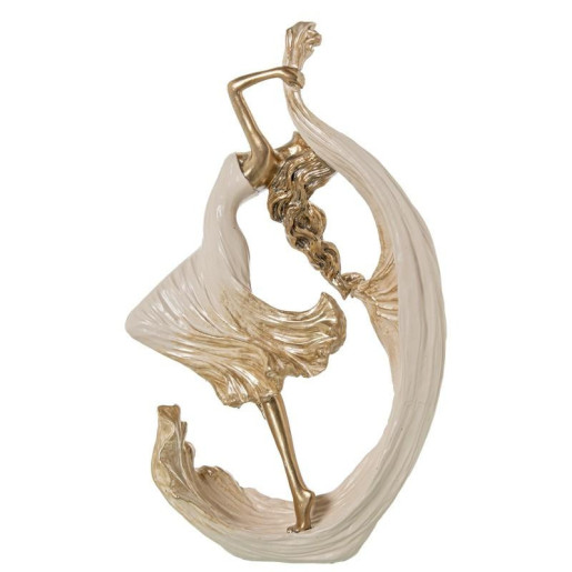 Figura bailarina dorado