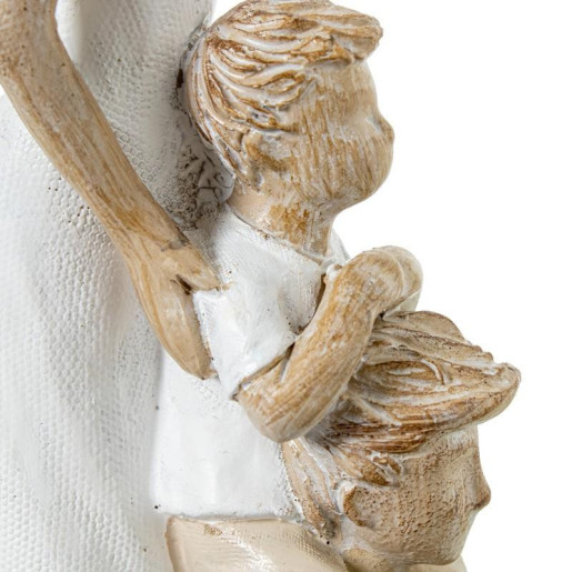 Figura familia blanco, beige y natural