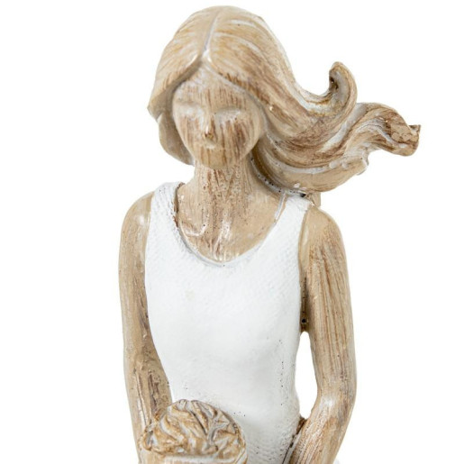 Figura familia blanco, beige y natural