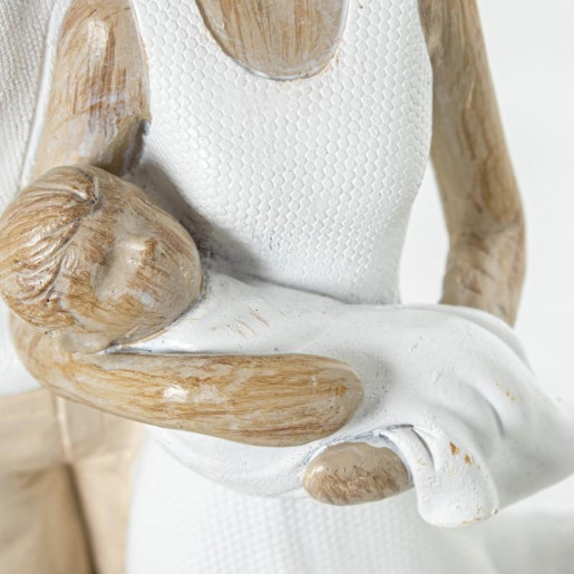 Figura familia blanco y natural