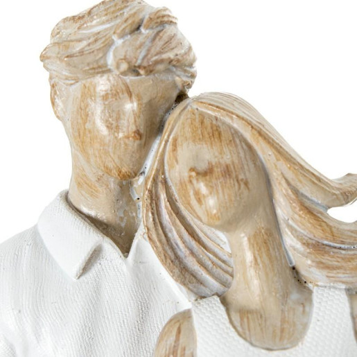 Figura familia blanco y natural