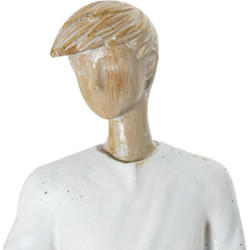 Figura familia blanco, beige y natural