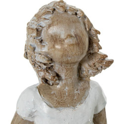 Figura niña blanco y natural