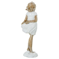 Figura niña blanco y natural