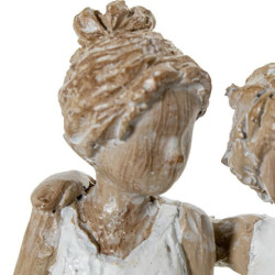 Figura niñas blanco y natural