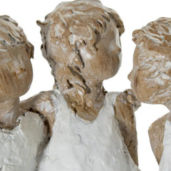 Figura niñas blanco y natural