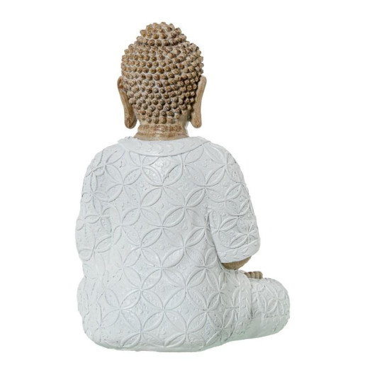 Figura buda blanco y natural