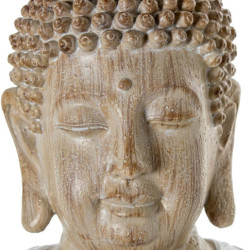 Figura buda blanco y natural