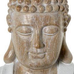 Figura buda blanco y natural