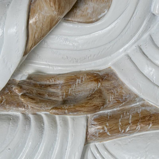 Figura buda blanco y natural