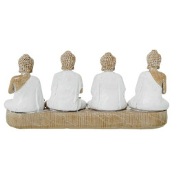 Figura buda blanco y natural