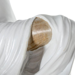 Figura bailarina blanco y natural