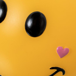 Lampara sobremesa amarillo y negro