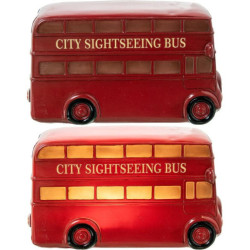 Lampara sobremesa rojo