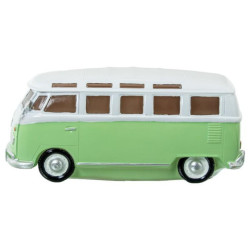 Lampara sobremesa blanco y verde