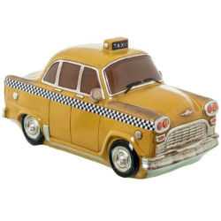 Lampara sobremesa amarillo, blanco y negro