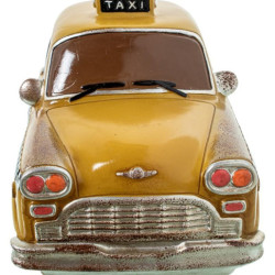 Lampara sobremesa amarillo, blanco y negro