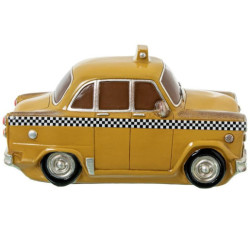 Lampara sobremesa amarillo, blanco y negro