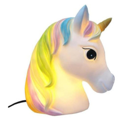 Lampara sobremesa blanco, negro y verde