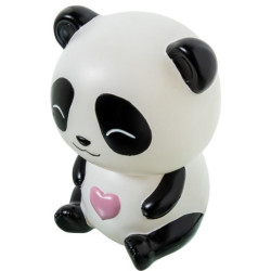 Lampara sobremesa blanco y negro