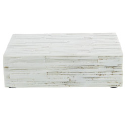 Portafotos blanco hueso