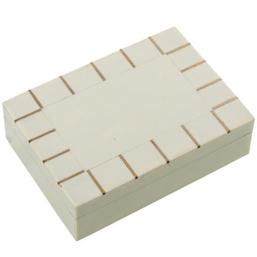 Portafotos blanco hueso y natural