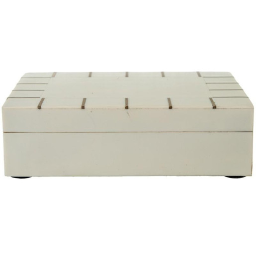 Portafotos blanco hueso y natural