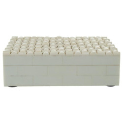 Caja blanco hueso