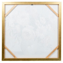 Set 2 cuadros lienzo blanco, verde y rosa