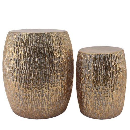 Set 2 taburetes dorado