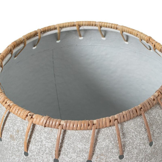 Set 2 jarrones blanco