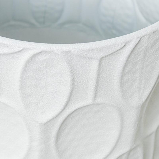 Set 4 maceteros blanco