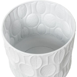 Set 4 maceteros blanco