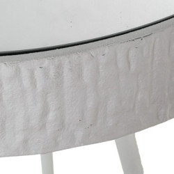 Set 2 mesas auxiliares blanco