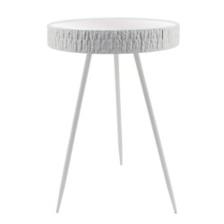 Set 2 mesas auxiliares blanco