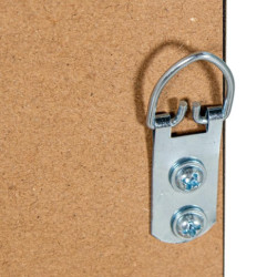 Cuadro triptico lienzo dorado, beige y blanco