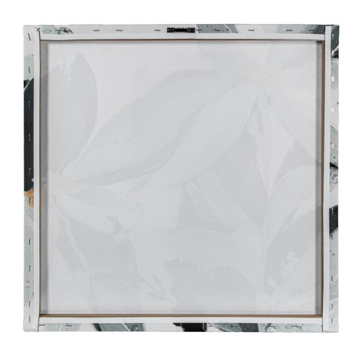 Set 5 cuadros lienzo azul y verde