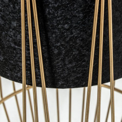 Set 2 maceteros dorado