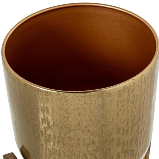 Set 2 maceteros dorado