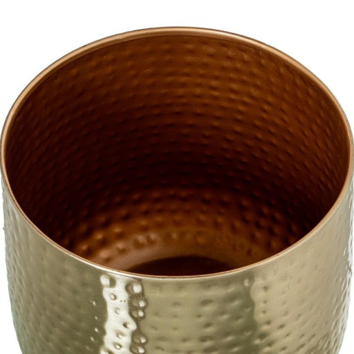 Set 2 maceteros dorado