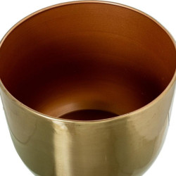 Set 2 maceteros dorado