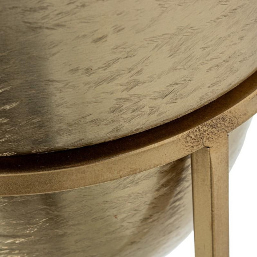 Set 3 maceteros dorado