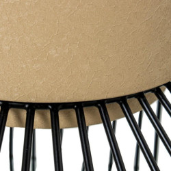 Set 3 maceteros beige y negro