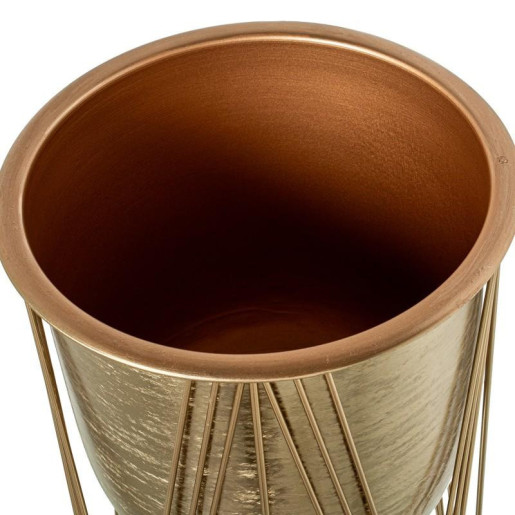 Set 2 maceteros dorado