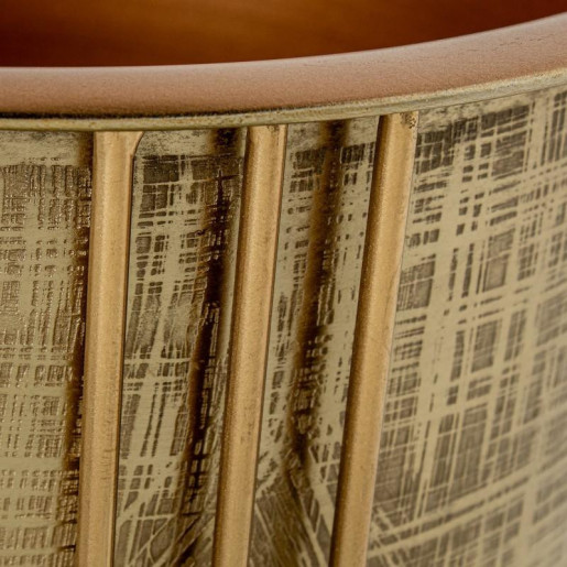 Set 2 maceteros dorado