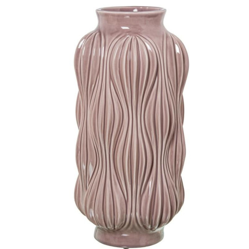 Jarron rosa palo brillo