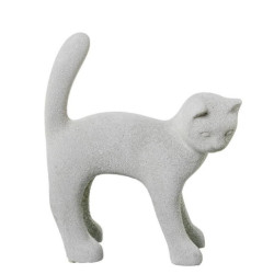 Figura gato gris arena