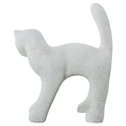 Figura gato gris arena