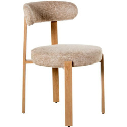 Set 2 sillas marron claro